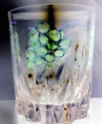 стъклопис Чаши Лятна чаша с рисунка грозде