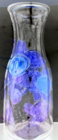 Снимка на бижута серия Кани Кана за бяло вино с рисунки Слънчогледи 