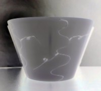 стъклопис Оригинални Купа за ядки Бяла наслада